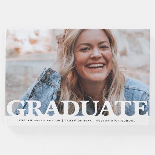 Graduation Celebration Party Sign in Guest Book