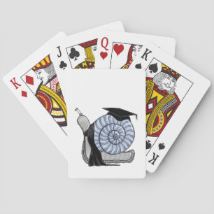 Graduation celebration poker cards
