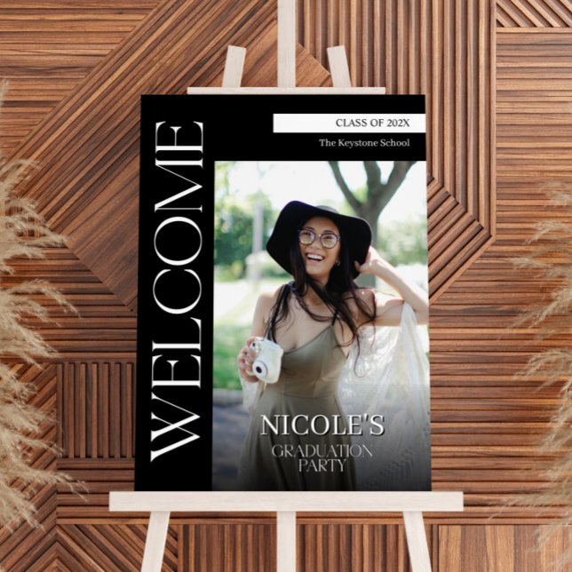 Graduation Celebration Welcome Photo Foam Board (Creator Uploaded)