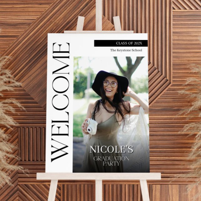 Graduation Celebration Welcome Photo Poster (Creator Uploaded)