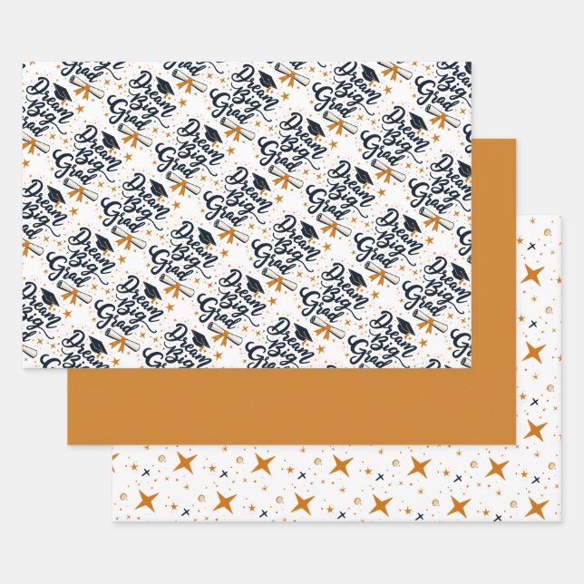 Graduation Celebration Wrapping Paper Sheets (Set)