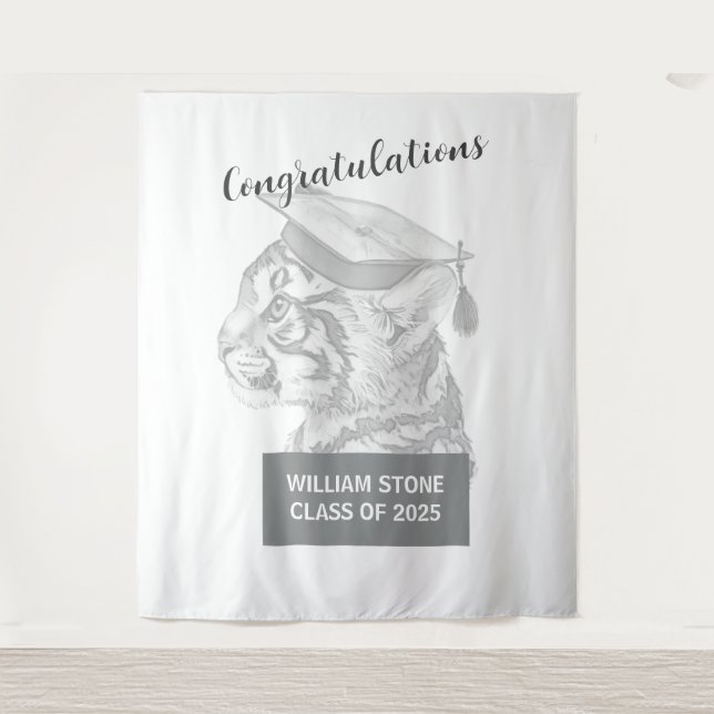 Graduation Celebratory Personalized Backdrop (Front)