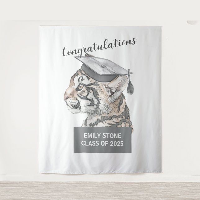 Graduation Celebratory Personalized Backdrop (Front)