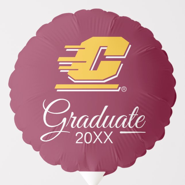 Graduation Central Michigan Balloon (Front)