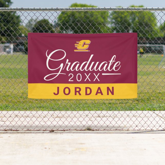 Graduation Central Michigan Banner (Insitu)