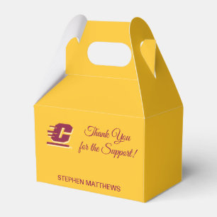Graduation Central Michigan Favor Boxes