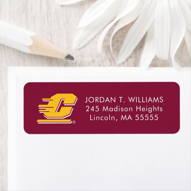 Graduation Central Michigan Label (Insitu)