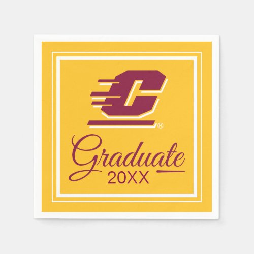 Graduation Central Michigan Napkins