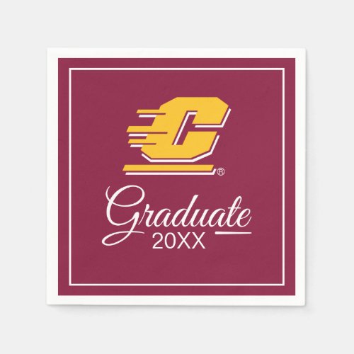 Graduation Central Michigan Napkins