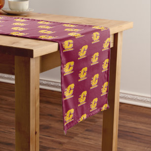 Graduation Central Michigan Short Table Runner