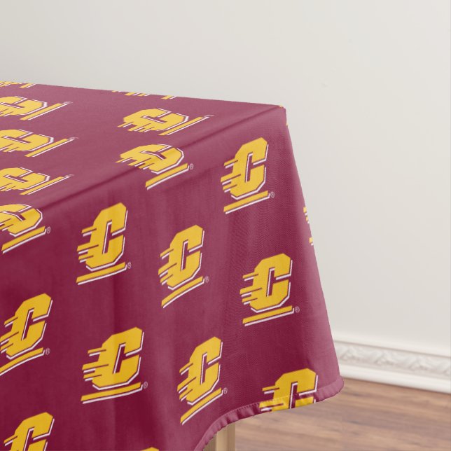 Graduation Central Michigan Tablecloth (In Situ)
