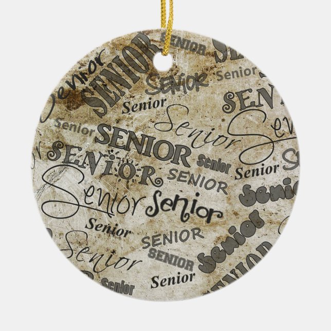graduation ceramic ornament (Front)