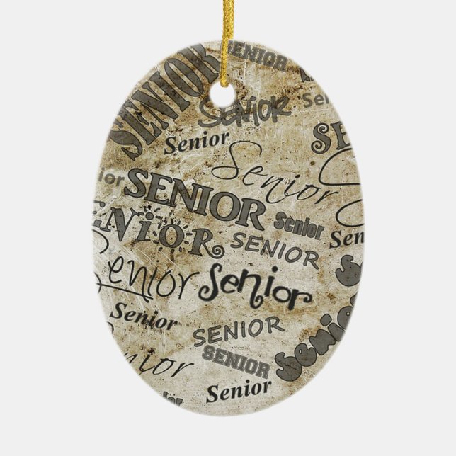 graduation ceramic ornament (Front)