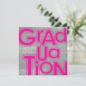 Graduation Ceremony & Party Annoucements Invitation (Standing Front)