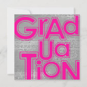 Graduation Ceremony & Party Annoucements Invitation (Front)