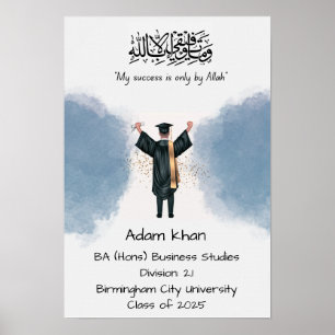 Graduation certificate  poster