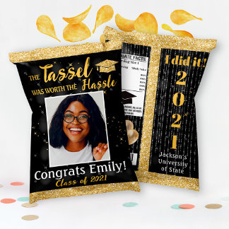 Graduation Chip Bag Party Favors B11 Flyer