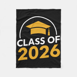 Graduation Cl Of 2026 - Senior 2026 Fleece Blanket
