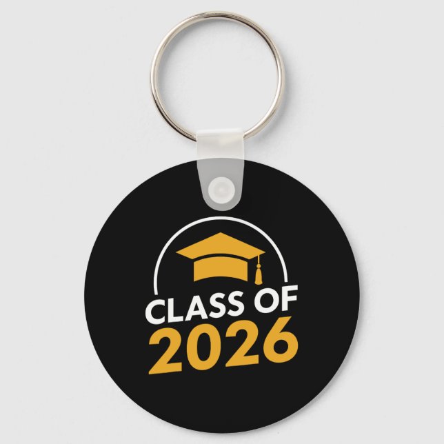 Graduation Cl Of 2026 - Senior 2026  Keychain (Front)