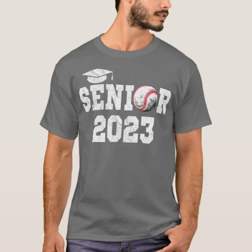 Graduation Class 2023 Senior Baseball Player Gradu T_Shirt