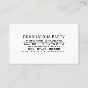 Graduation Class 2026 Party Invitation Peace Out