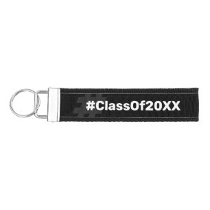 Graduation Class Hashtag Wrist Keychain