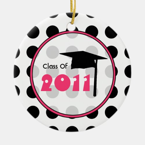 Graduation Class of 2011 Polka Dot Ornament