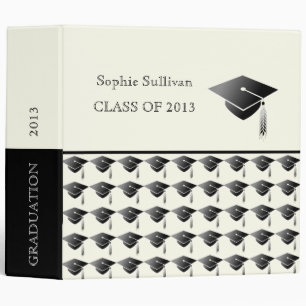 Graduation Class of 2014 With Cap Album 3 Ring Binder