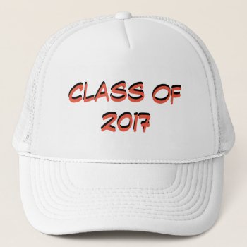 Graduation Class Of 2017 Trucker Hat by Incatneato at Zazzle