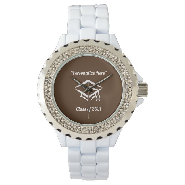 Graduation Class of 2021 BRNWHT Watch (Front)