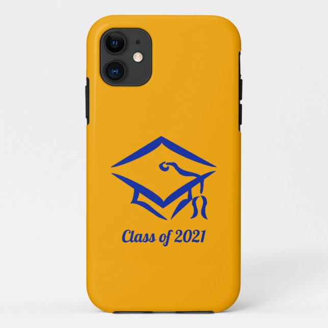 Graduation Class of 2021 GLDBLU Case-Mate iPhone Case (Back)