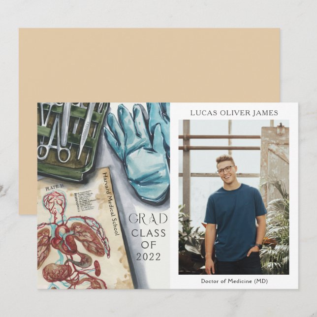 Graduation Class of 2022 Doctor Of Medicine Health (Front/Back)