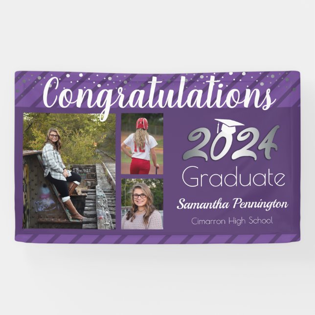 Graduation Class of 2022 Photo Collage Banner (Horizontal)