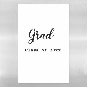 Graduation class of 2023 congratulation add your n magnetic dry erase sheet