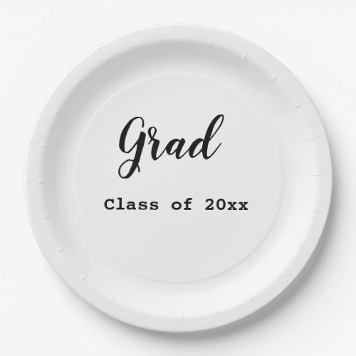 Graduation class of 2023 congratulation add your n paper plates