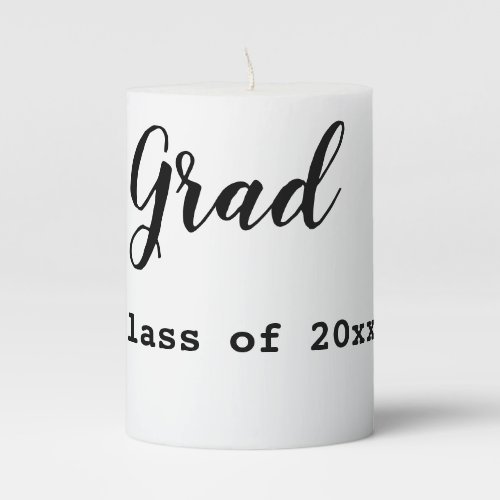 Graduation class of 2023 congratulation add your n pillar candle