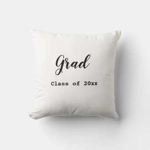 Graduation class of 2023 congratulation add your n throw pillow