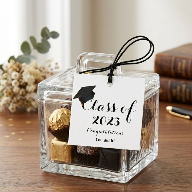 Graduation class of 2023 congratulations favor tag (Creator Uploaded)
