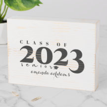 Graduation Class of 2023 Wood Box Sign