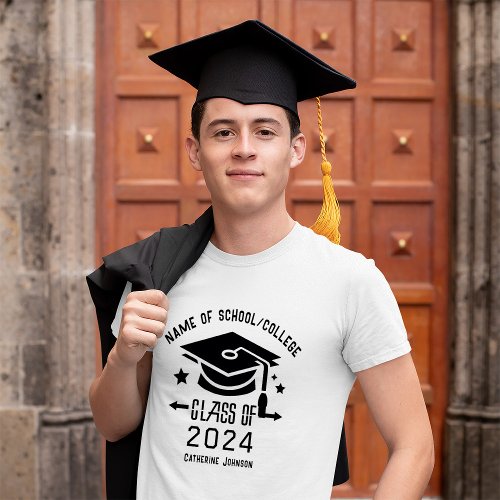 Graduation Class of 2024 Custom Name T_Shirt