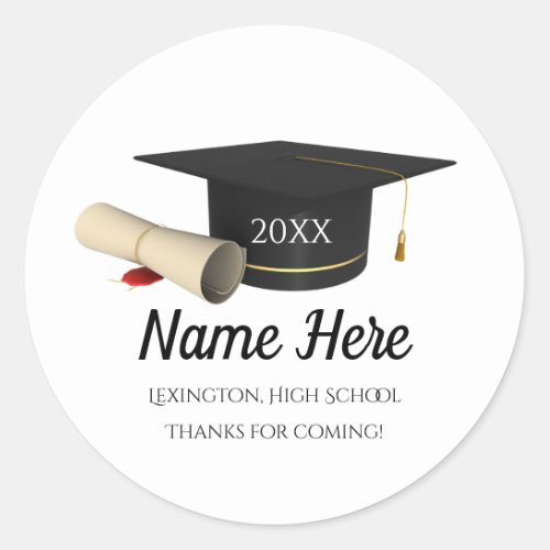 Graduation Class of 2024 Favor Sticker Seals