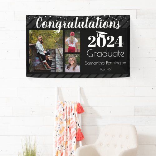 Graduation Class of 2024 Photo Collage Banner