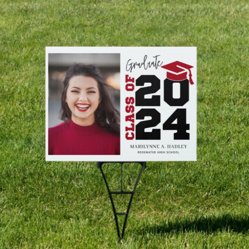 Graduation Class of 2024 Photo Welcome Sign