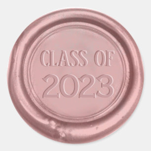 Graduation Class of 2024 Rose Gold Wax Seal