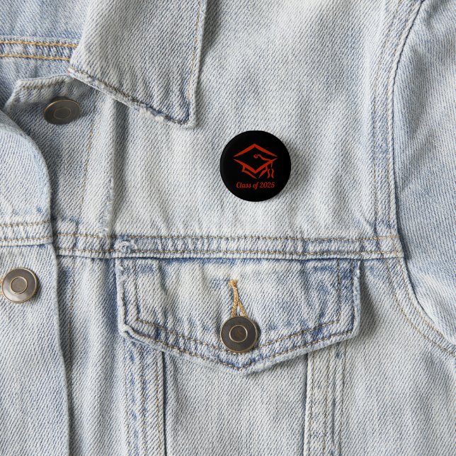 Graduation Class of 2025 BLKBRD Customize Year Button (In Situ)