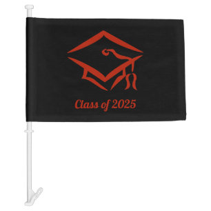 Graduation Class of 2025 BLKBRD Customize Year Car Flag