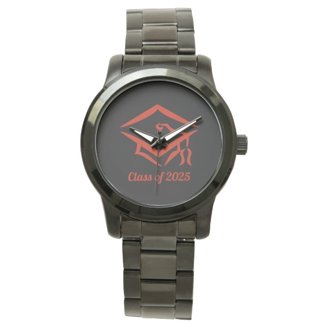 Graduation Class of 2025 BLKBRD Customize Year Watch (Front)