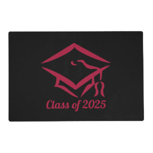 Graduation Class of 2025 BLKDKRD Customize Year Placemat