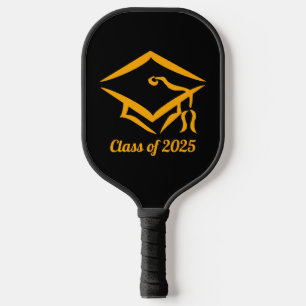 Graduation Class of 2025 BLKGLD Custom Year Name Pickleball Paddle