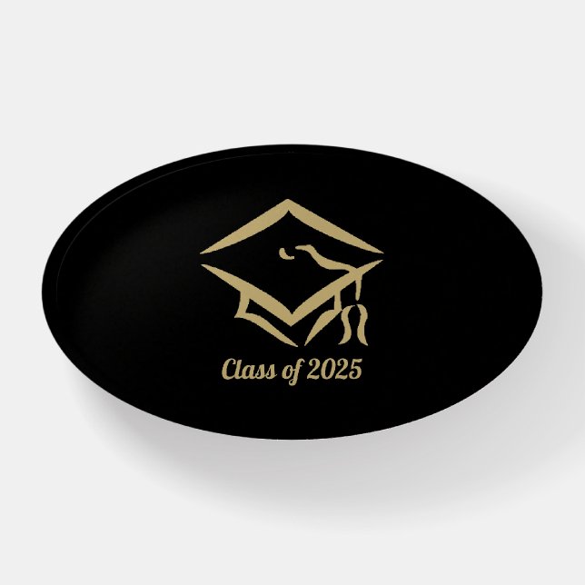 Graduation Class of 2025 BLKVMG Customize Year Paperweight (Front)